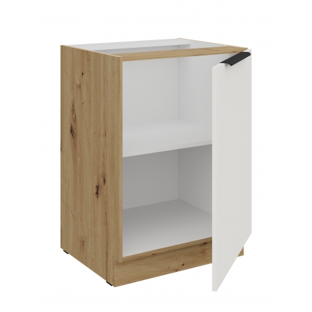 Szafka kuchenna 60 cm AURO 60 D 1F BB WH/AR antyfinger